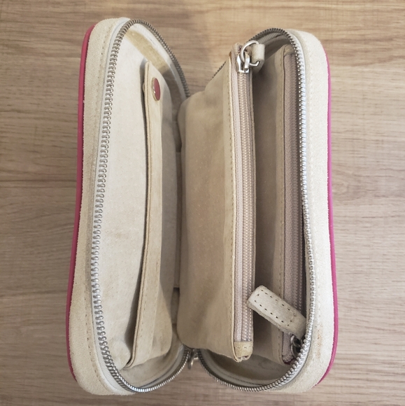 Vintage Coach Cream Suede Leather Jewelry Case - Picture 5 of 16